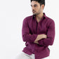 100% Linen Soft Touch Relaxed Fit Shirt in Mulberry Mist
