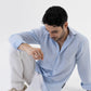 100% Linen Soft Touch Sky Blue Shirt