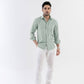 100% Linen Soft Touch Shirt in Lust Sage