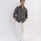 100% Linen Soft Touch Charcoal Grey Shirt