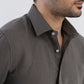100% Linen Soft Touch Charcoal Grey Shirt