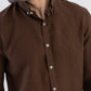100% Linen Soft Touch Pecan Brown Shirt