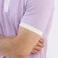 Textured Harmony Polo In Lilac