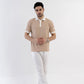 Textured Harmony Polo In Mocha
