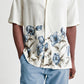 Viscose-Cotton Camp Collar Floral Shirt