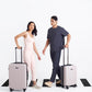 Two Tone Combo | Ivory-Grey | Cabin+Medium Hard Luggage