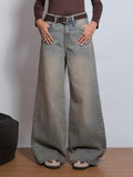 80s Dust Blue Washed Super Wide Leg Jeans