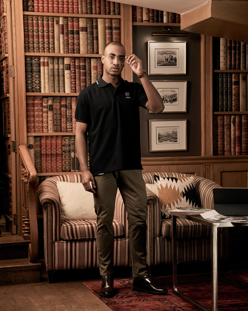 Black Premium Polo Aachari