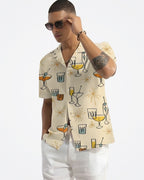 Biege Party Shirt