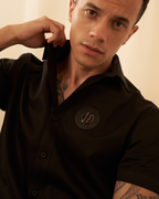 Black short sleeve Aachari