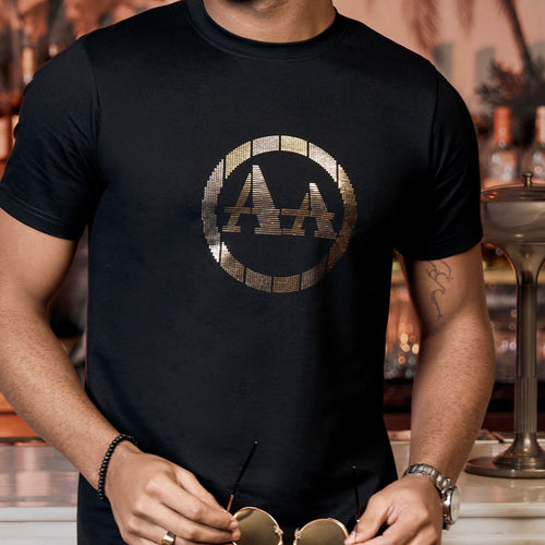 Aachari Classic Spark Black T Shirt Aachari