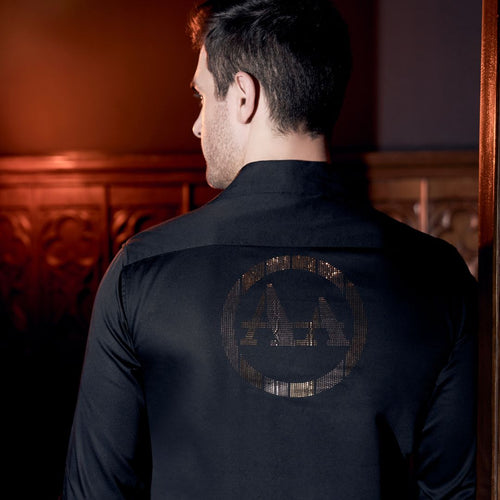 Aachari Signature Spark Black Shirt Aachari