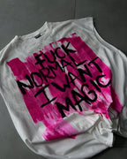 Oversized Magic Print Cotton Tank