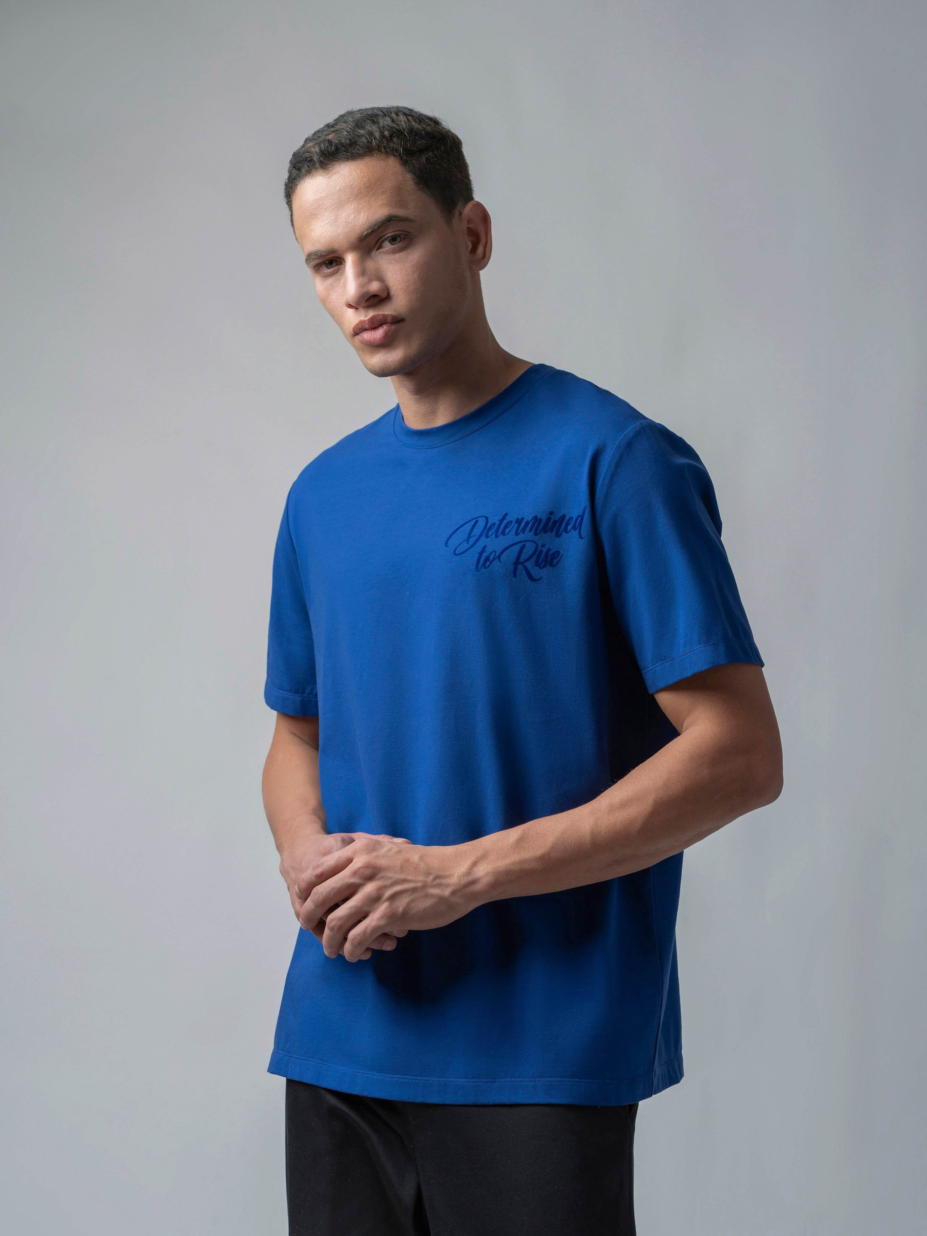 Dark blue tshirt for men 