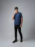 Iconic Emblem Dark Blue t shirt