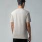 Rougen Cotton Lycra Embossed Mens Sand T Shirt