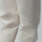 Loop Knit Back Cut-And-Sew Beige Joggers For Men