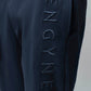 Engyne' Embroidery Navy Blue Joggers