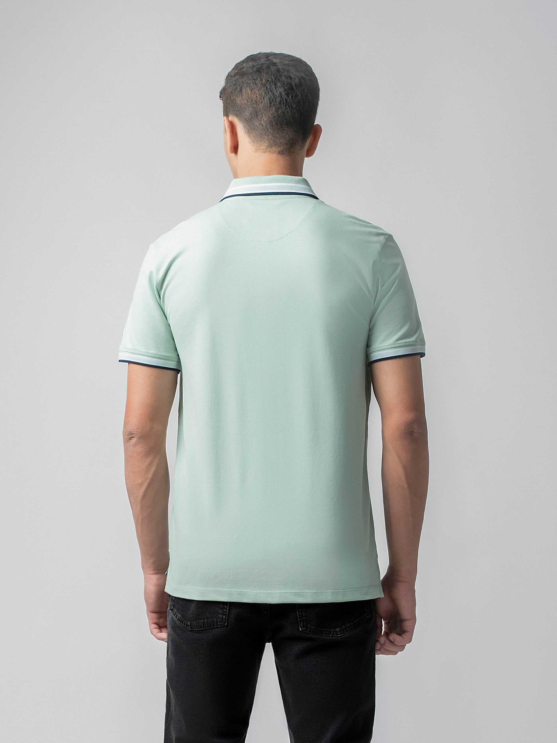 Green polo tshirt