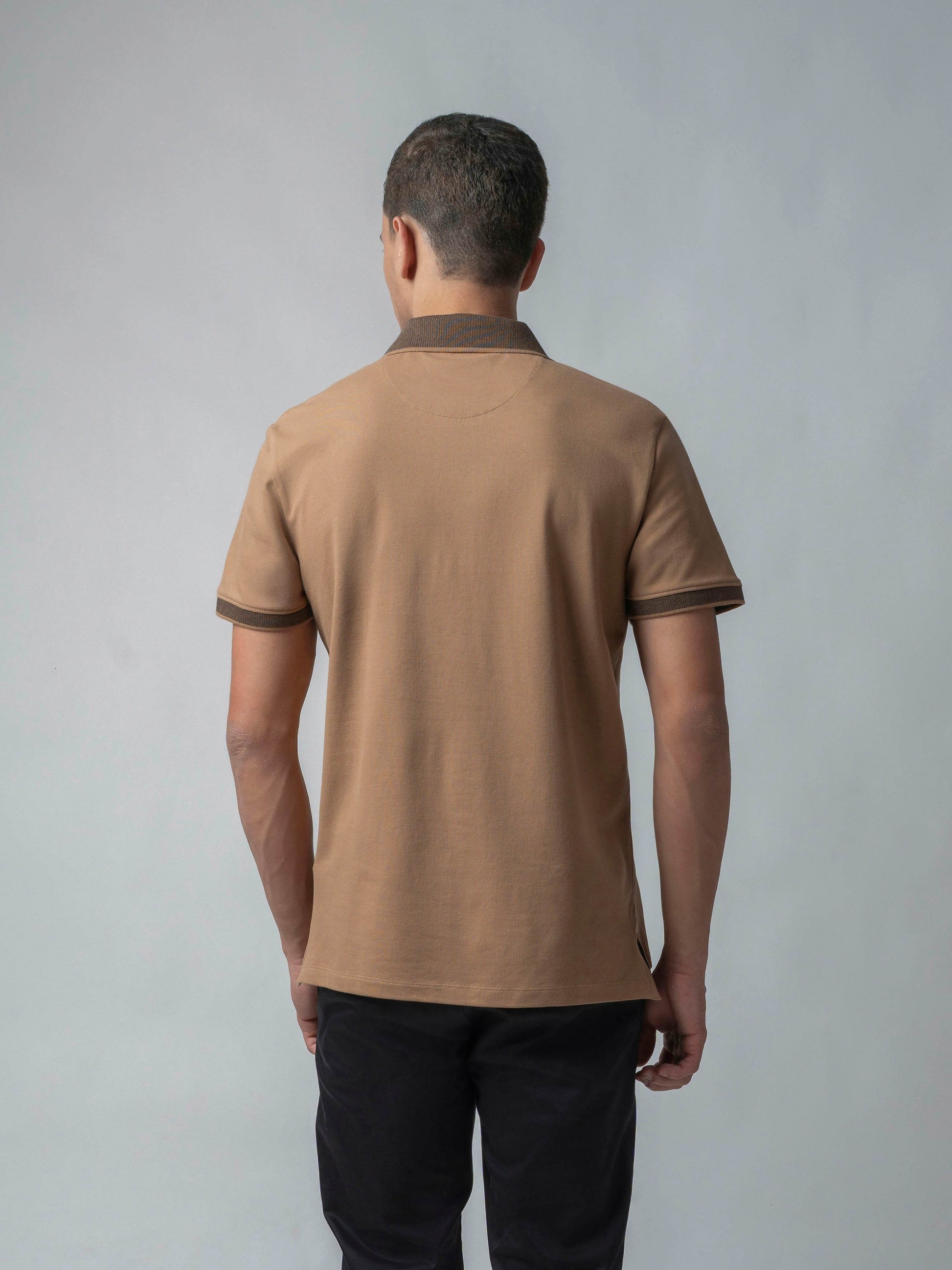 Khaki polo tshirt for men