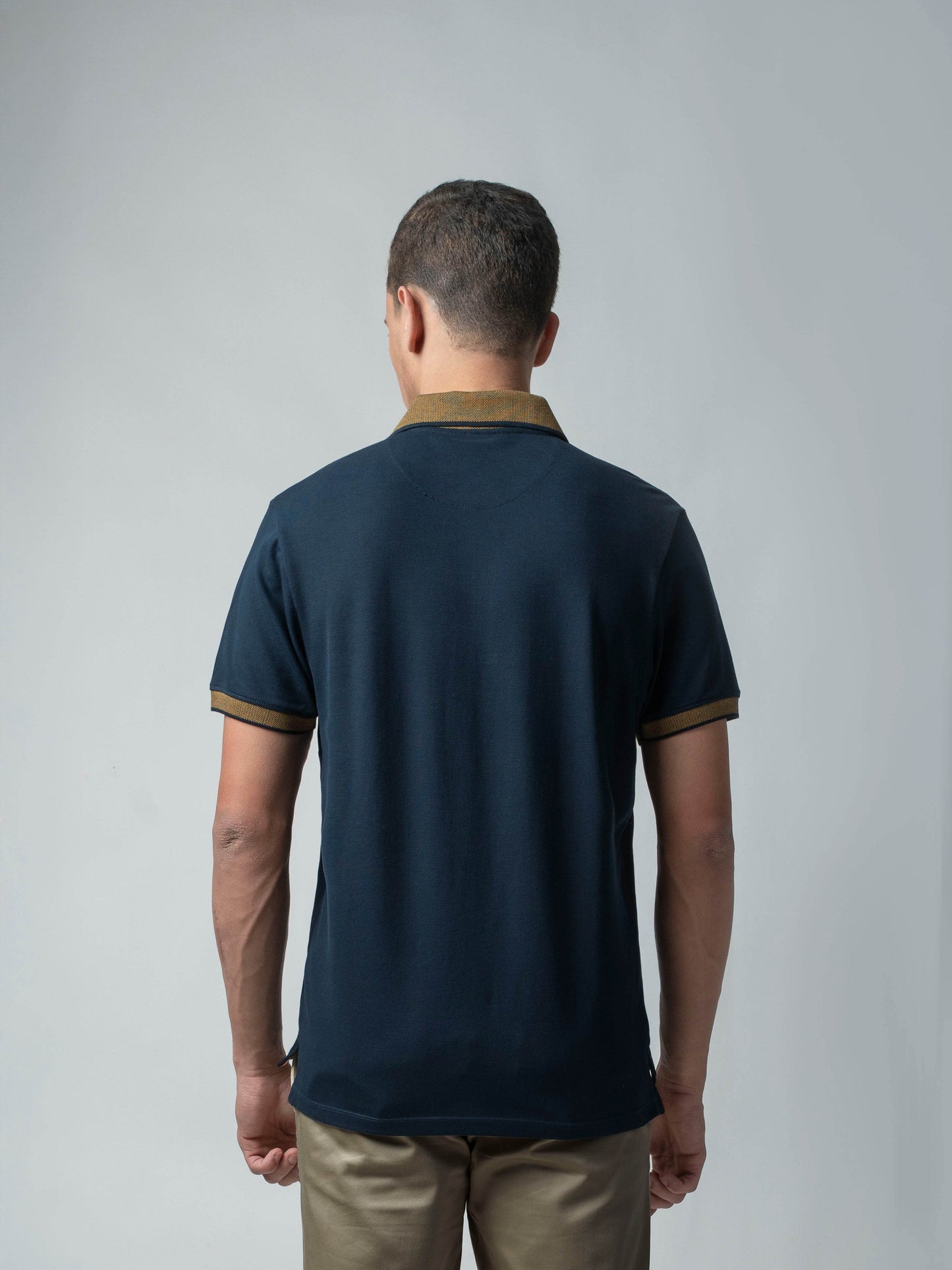 Navy blue polo tshirt for men