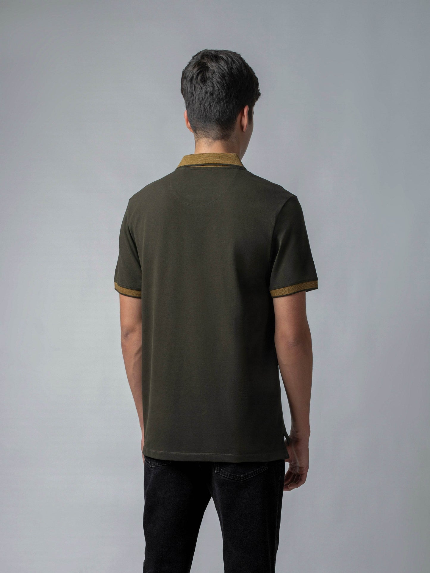 Olive polo tshirt for men 