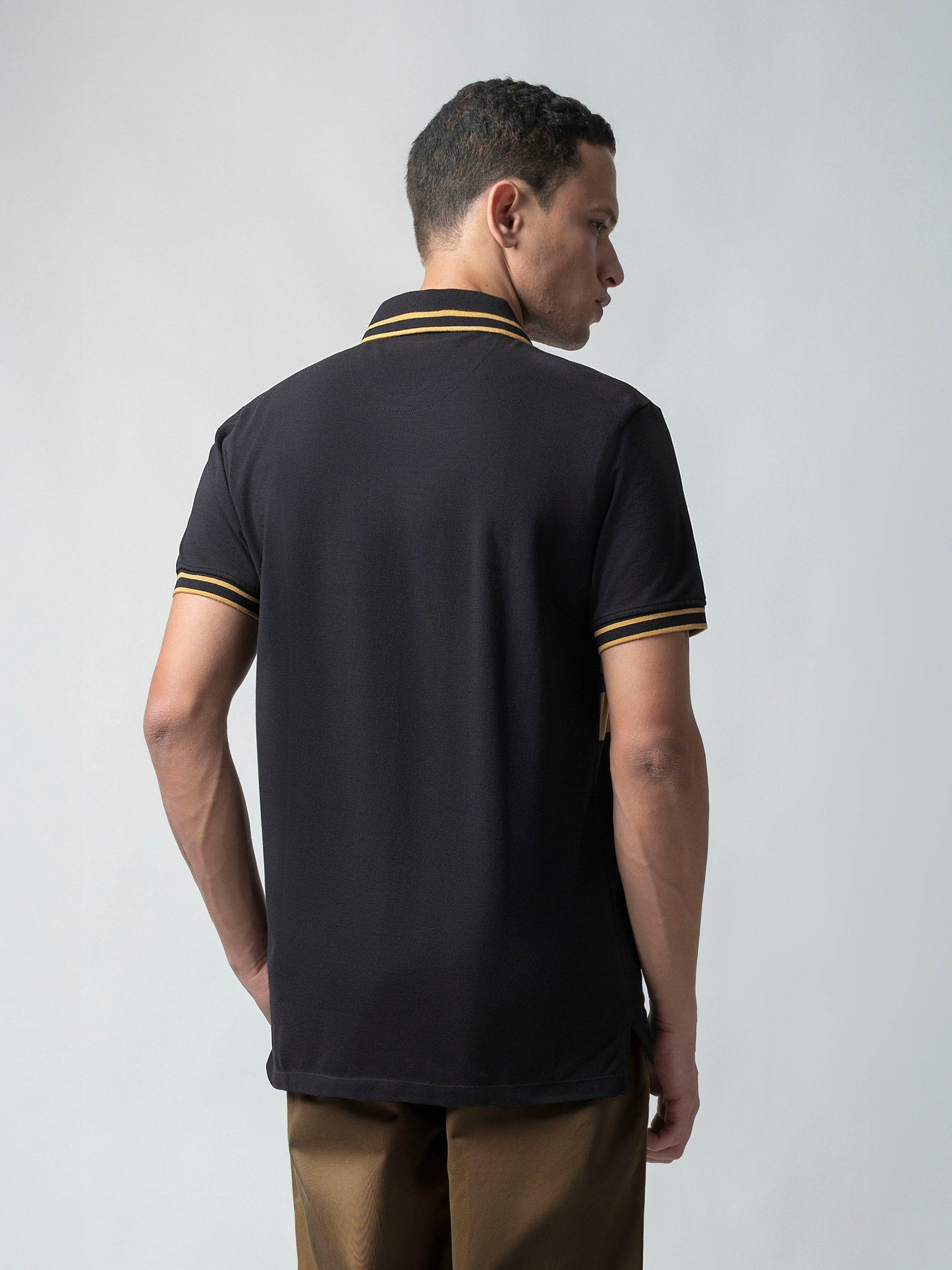 Black polo tshirt