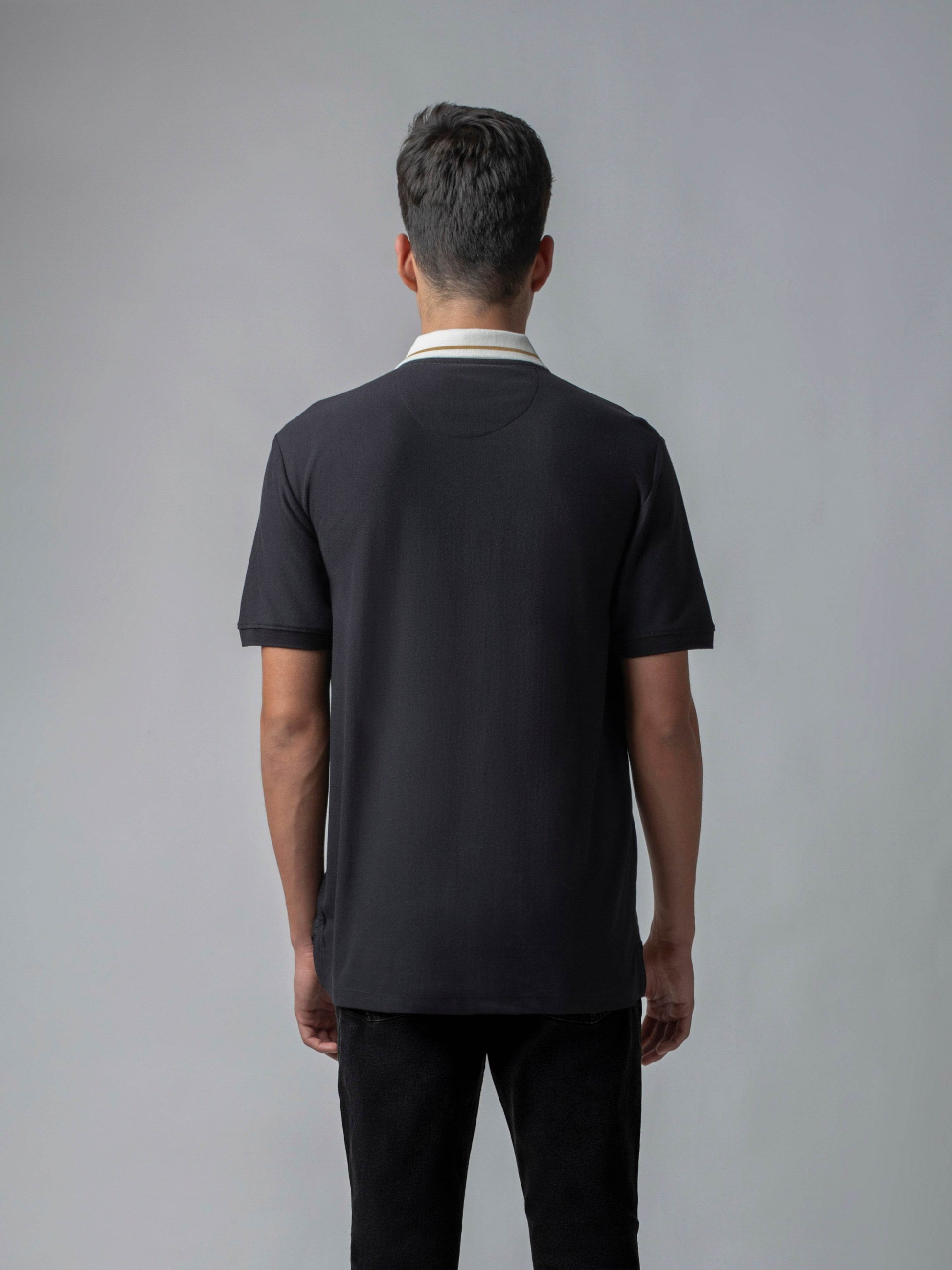 Black polo tshirt