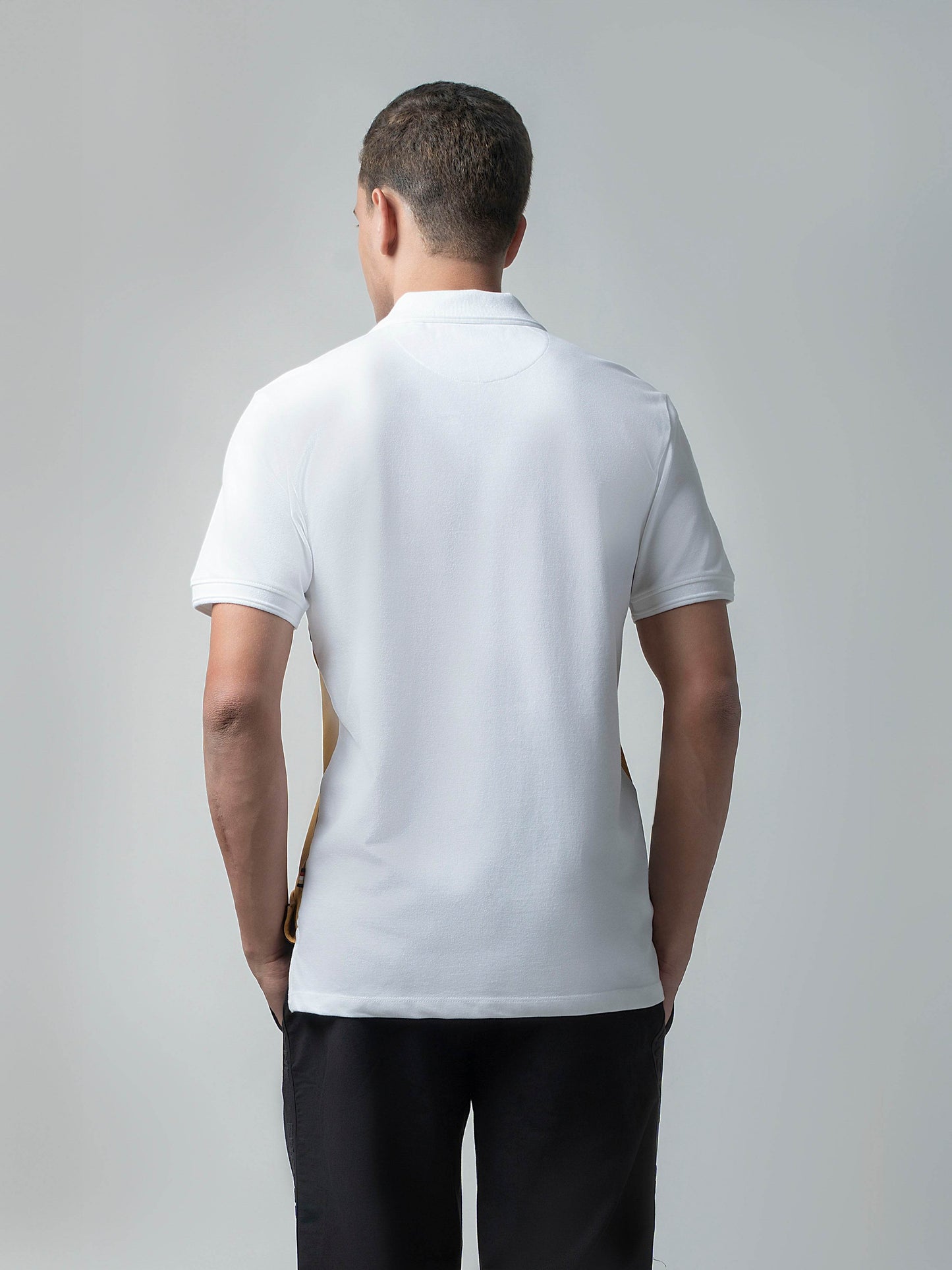 White polo tshirt for men