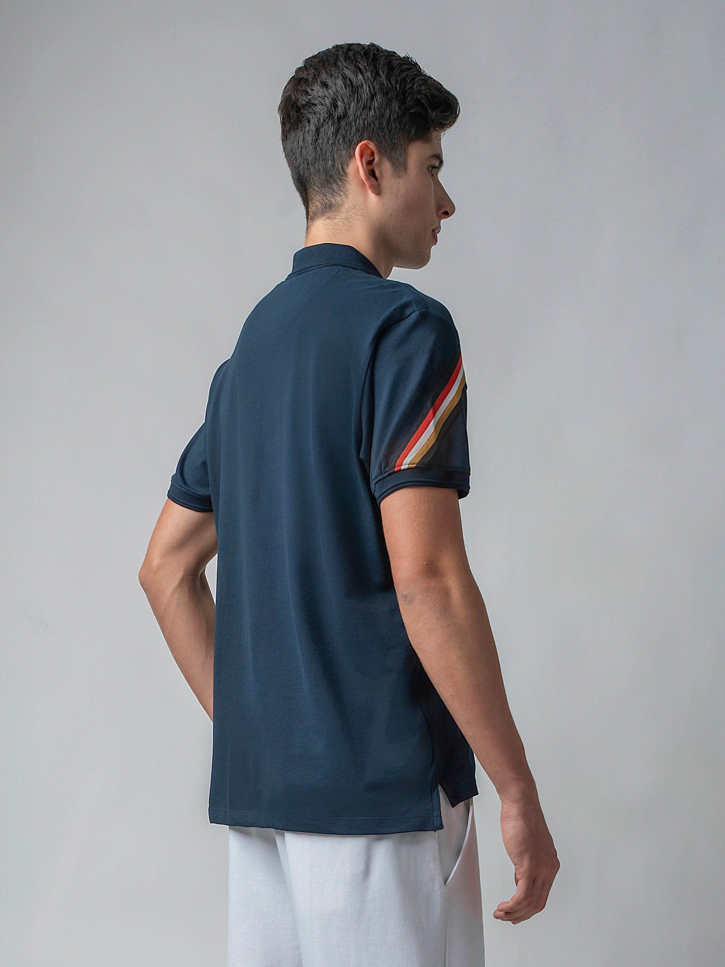 Navy blue polo tshirt for men