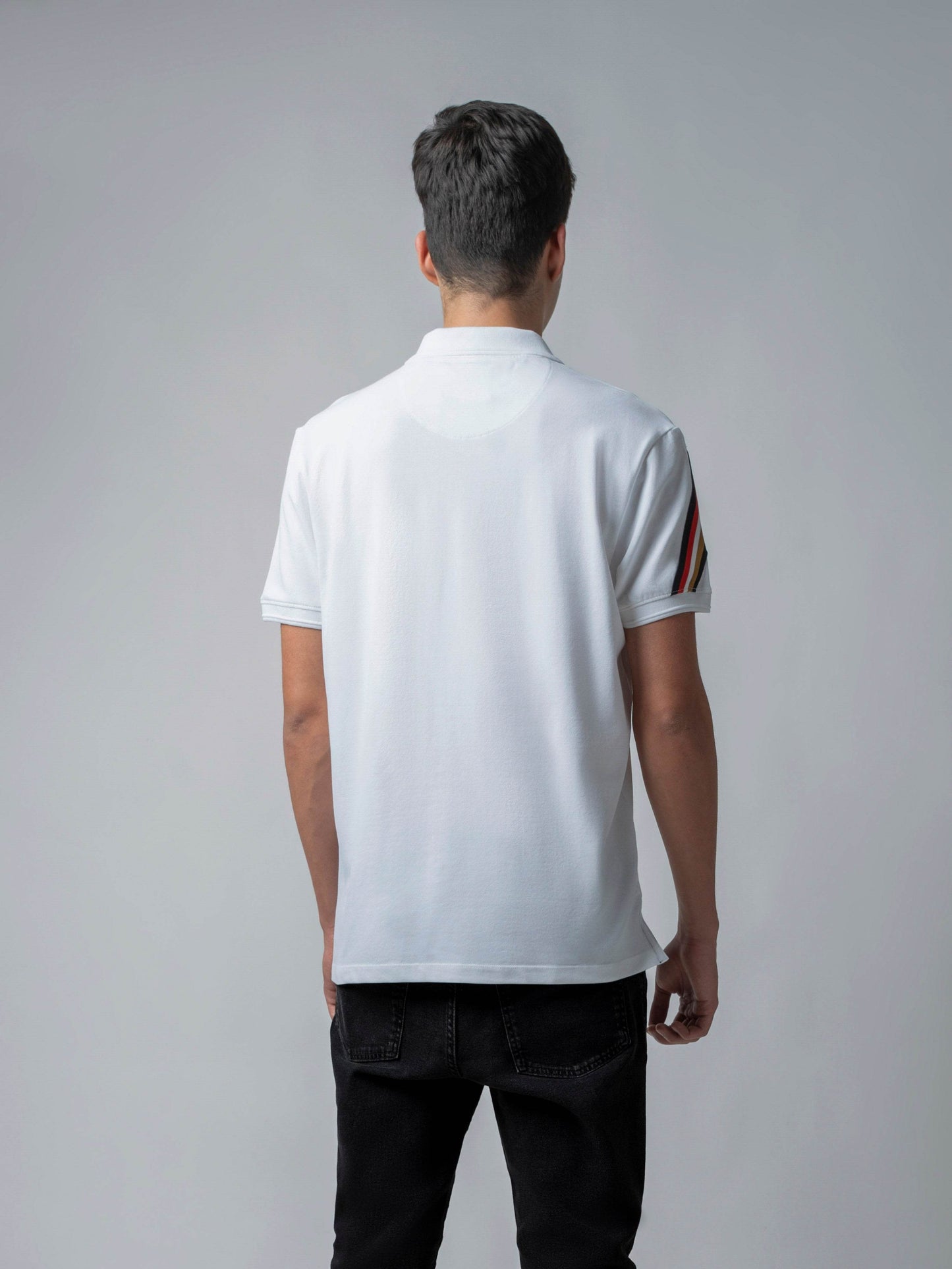 White polo tshirt for men