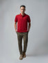 Red polo tshirt for men