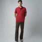 Red polo tshirt for men 