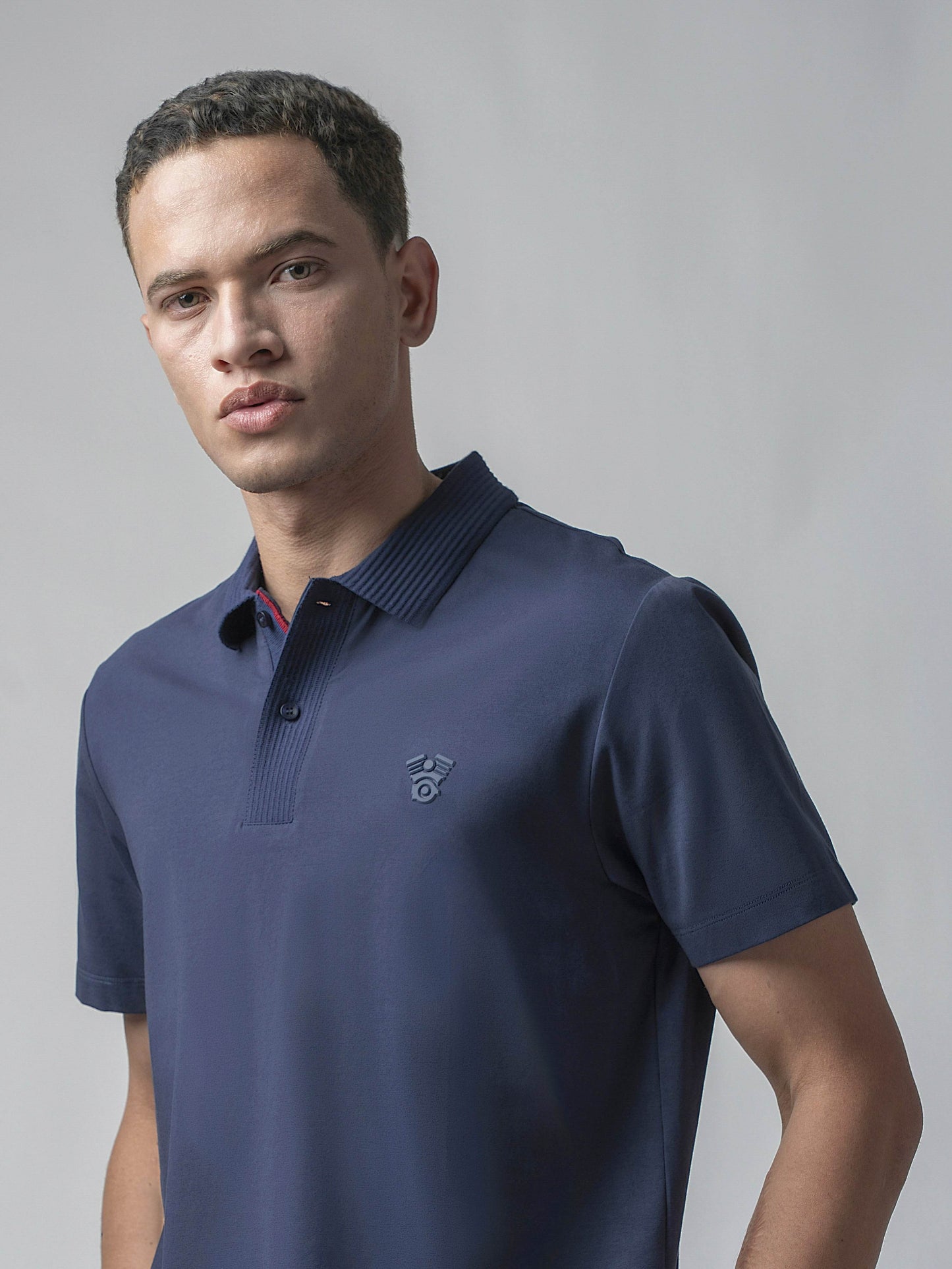 Navy blue polo tshirt for men 