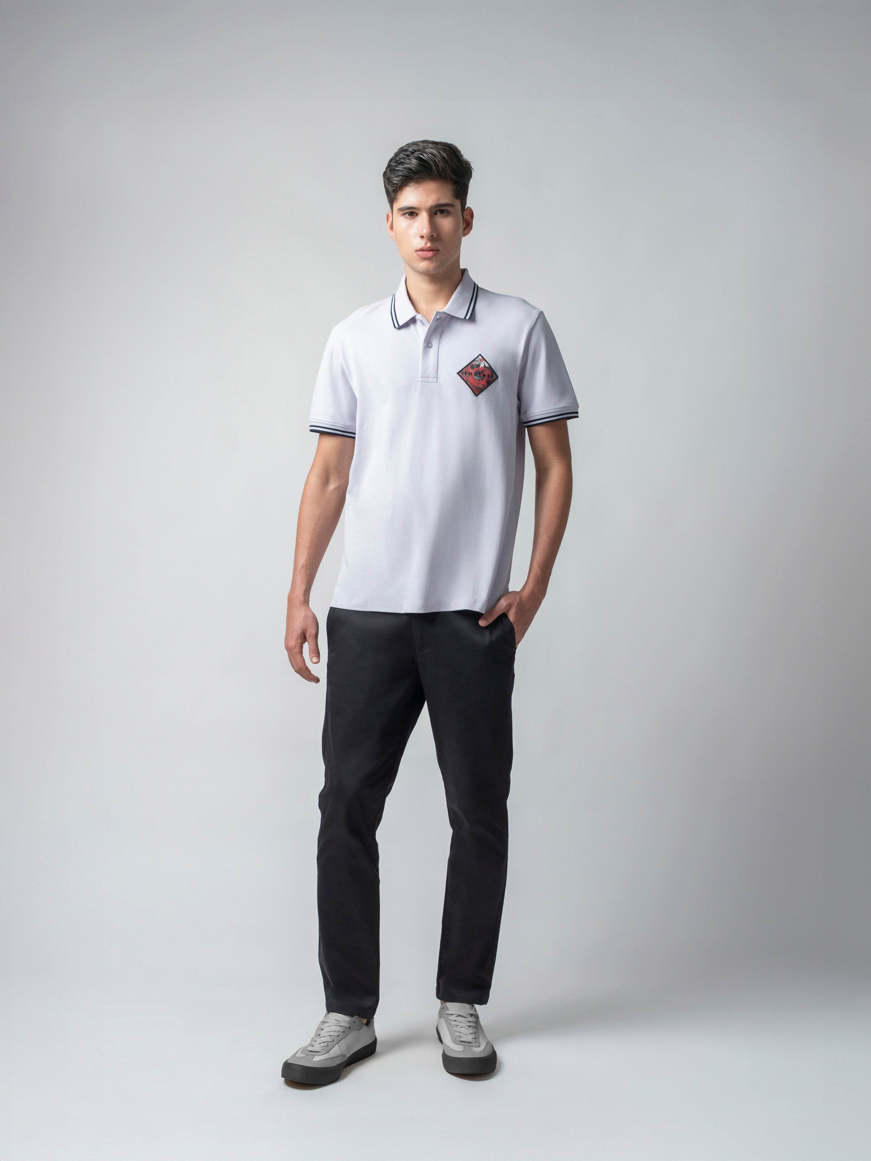 Lavender polo tshirt for men 