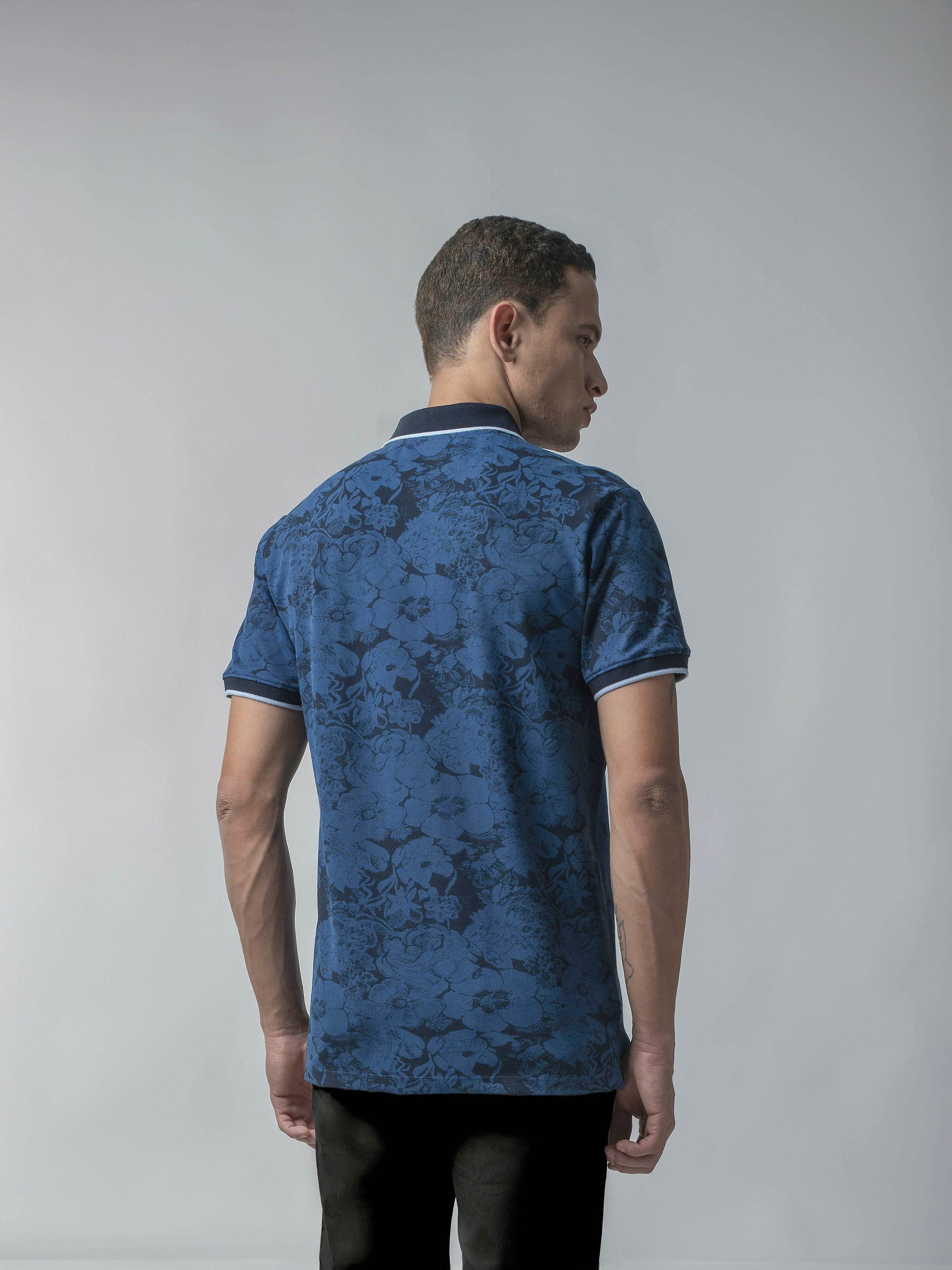  blue polo tshirt for men