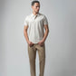 Beige polo tshirt for men