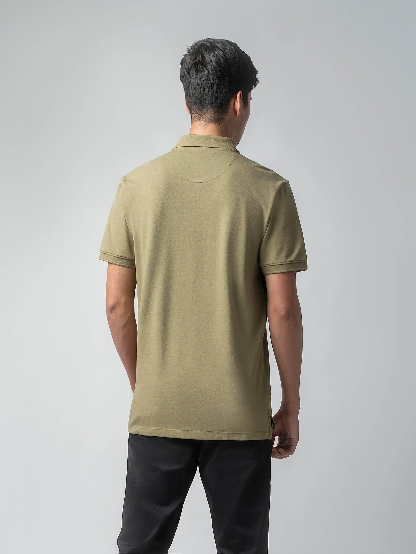 Olive polo tshirt for men 
