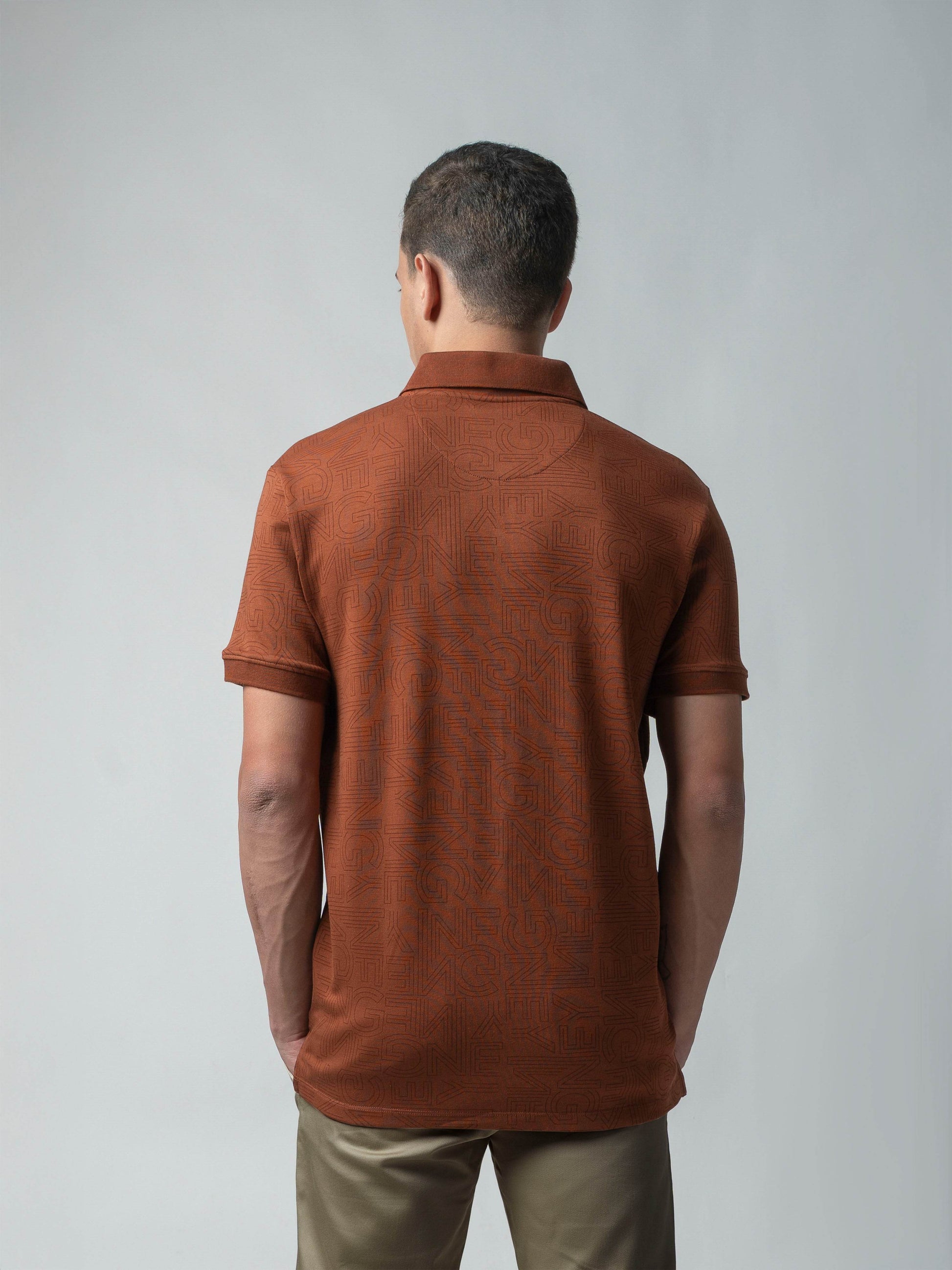 Brown polo tshirt for men 