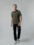 Olive polo tshirt for men 