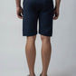 Engyne Essential Shorts with HD Print in Cotton Interlock Navy Men