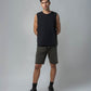 Engyne Shorts with HD Print Cotton Poly Interlock Olive Men Shorts