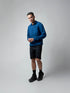 Black All-Over Discharge Mens Printed Shorts