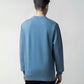 Long Sleeve Sweatshirt with 'Engyne' Embroidery Gasoline