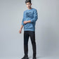 Long Sleeve Sweatshirt with 'Engyne' Embroidery Gasoline