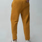 Shop Trendy Yellow Track Pant with Center Pin Tuck element