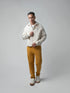 Shop Trendy Yellow Track Pant with Center Pin Tuck element