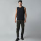 Trackpant with Dual Cargo Pockets in Rougen Cotton Poly Elastane Interlock