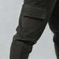 Trackpant with Dual Cargo Pockets in Rougen Cotton Poly Elastane Interlock