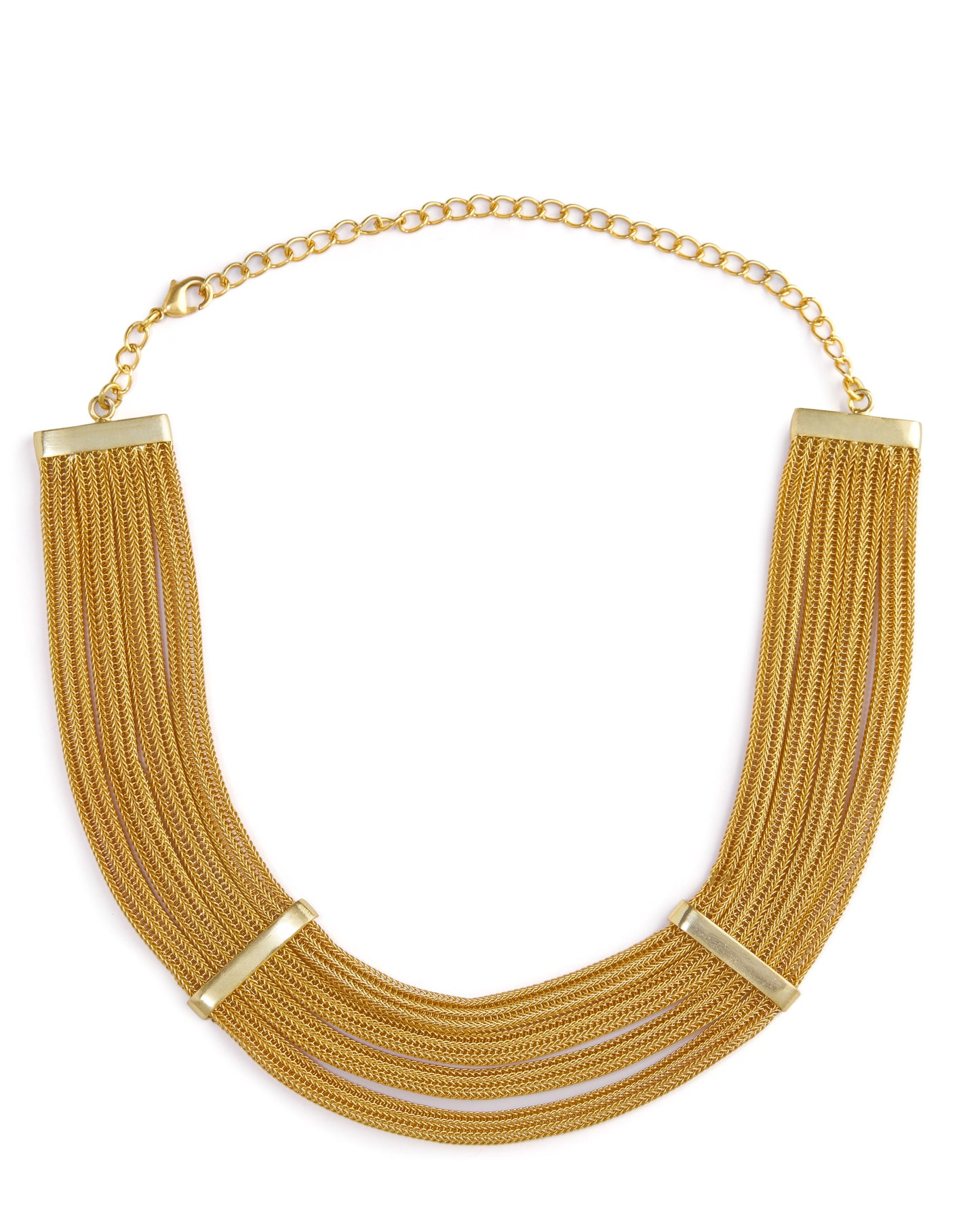 Gold Mesh Necklace